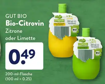 Aldi Süd Gut Bio Citrovin 200ml Angebot