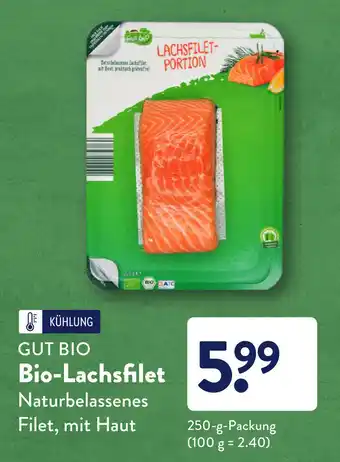 Aldi Süd Gut Bio Lachsfilet 250g Angebot