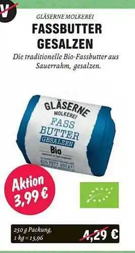 Temma Gläserne molkerei fassbutter gesalzen Angebot