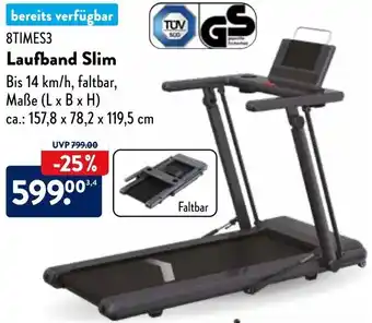 Aldi Nord 8TIMES3 Laufband Slim Angebot