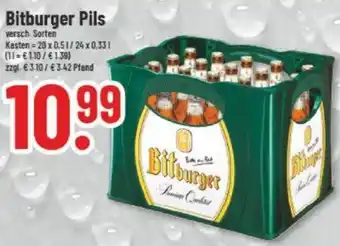 trinkgut Bitburger Pils 20x0,5/24x0,33 L Angebot