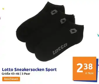 Action Lotto Sneakersocken Sport Größe 43-46 Angebot