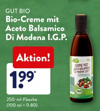 Aldi Süd Gut Bio Creme mit Aceto Balsamico Di Modena IGP 250ml Angebot