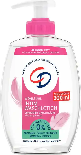 dm drogerie Cd intim-waschlotion Angebot