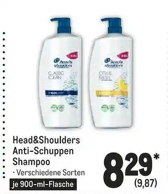 METRO Head&shoulders anti-schuppen shampoo Angebot