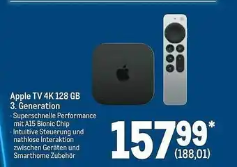 METRO Apple tv 4k 128 gb 3.generation Angebot