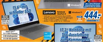 expert Techno Land Lenovo Notebook IdeaPad 3i Angebot