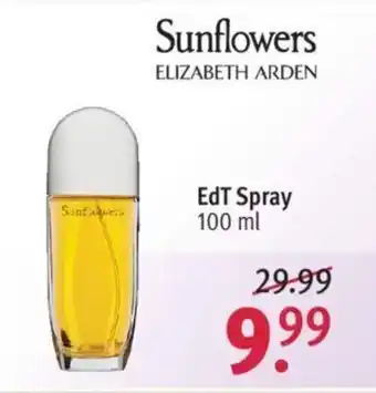 Rossmann Sunflowers Elizabeth Arden EdT Spray 100ml Angebot