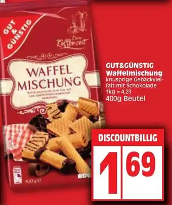 Edeka Gut & Günstig Waffelmischung 400 g Beutel Angebot