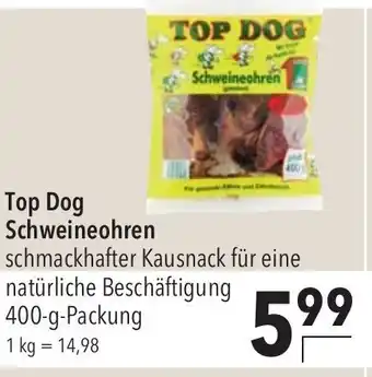 CITTI Markt Top Dog Schweineohren 400 g Angebot