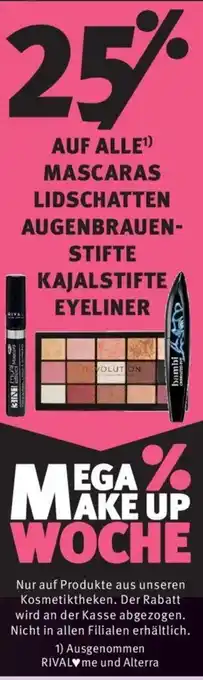 Rossmann Mascara Lidschatten Augenbrauen Stifte Kajalstifte Eyeliner Angebot