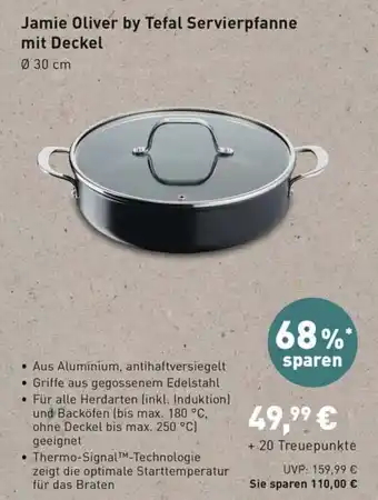 CITTI Markt Jamie Oliver by Tefal Servierpfanne mit Deckel 30 cm Angebot