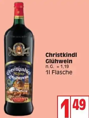 Edeka Christkindl Glühwein 1 L Flasche Angebot