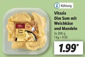 Lidl Vitasia Dim Sum mit Weichkäse und Mandeln 200 g Angebot
