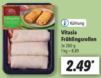 Lidl Vitasia Frühlingsrollen 280 g Angebot