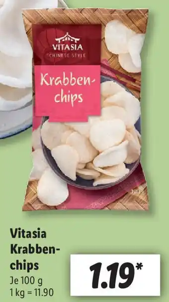 Lidl Vitasia Krabbenchips 100 g Angebot