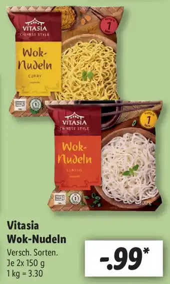 Lidl Vitasia Wok Nudeln 2x150 g Angebot