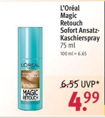 Rossmann L'Oréal Magic Retouch Sofort Ansatz Kaschierspray 75ml Angebot