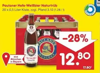 Netto Marken-Discount Paulaner Hefe-Weissbier 20*500ml Angebot