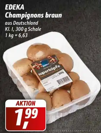 Simmel Edeka Champignons braun 300 g Schale Angebot