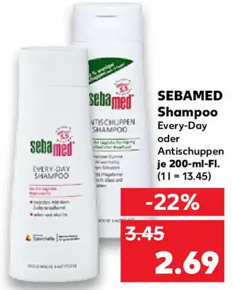 Kaufland Sebamed Shampoo 200 ml Fl. Angebot