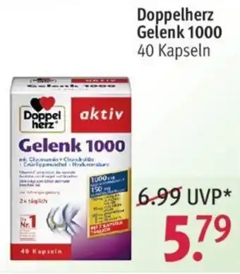 Rossmann Doppelherz Gelenk 1000 Angebot