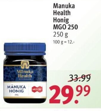 Rossmann Manuka Health Honig MGO 250 250g Angebot