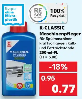 Kaufland K-Classic Maschinenpfleger 250 ml Fl. Angebot