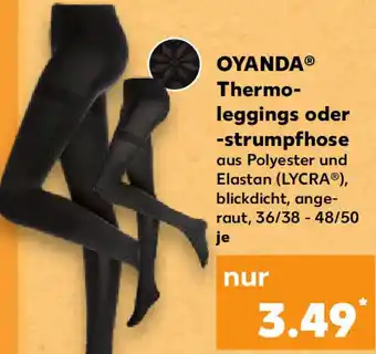 Kaufland Oyanda Thermoleggings oder strumpfhose Angebot