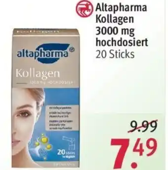 Rossmann Altapharma Kollagen 3000 mg hochdosiert Angebot