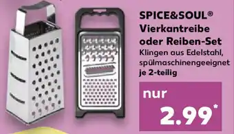 Kaufland Spice & Soul Vierkantreibe oder Reiben Set 2-teilig Angebot