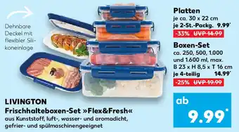 Kaufland Livington Frischhalteboxen Set Flex & Fresh Angebot