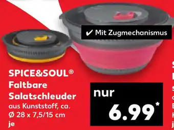 Kaufland Spice & Soul Faltbare Salatschleuder Angebot