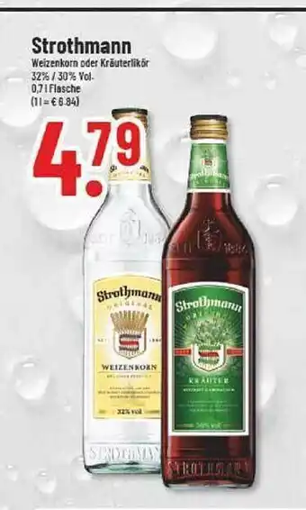 trinkgut Strothmann weizenkorn oder kräuterlikör Angebot