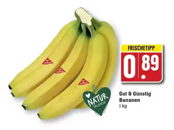 nah & gut Gut & Günstig Bananen 1kg Angebot