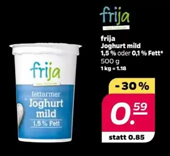 NETTO Frija Joghurt mild 500g Angebot