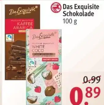 Rossmann Das Exquisite Schokolade 100g Angebot