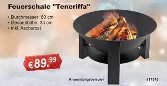 Stabilo Fachmarkt Feuerschale „teneriffa“ Angebot