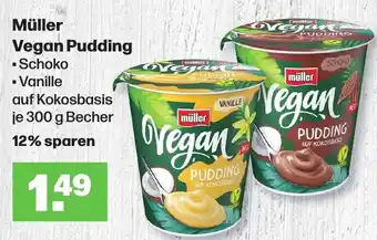 Handelshof Müller Vegan Pudding 300 g Becher Angebot