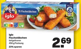 Handelshof Iglo Fischstäbchen 450 g Packung Angebot