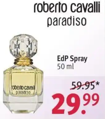 Rossmann Roberto Cavalli Paradiso EdP Spray 50 ml Angebot