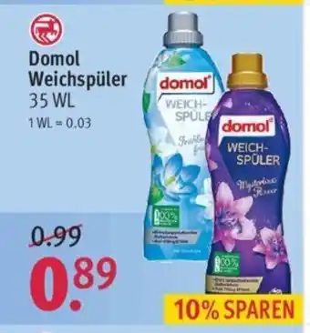 Rossmann Domol Weichspüler 35 WL Angebot