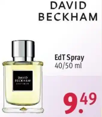 Rossmann David Beckham EdT Spray 40/50 ml Angebot