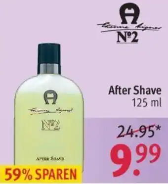 Rossmann Etienne Aigner No. 2 After Shave 125 ml Angebot