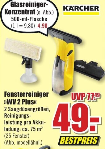 B1 Discount Baumarkt Kärcher Fensterreiniger WV 2 Plus Angebot