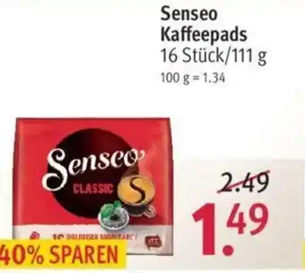 Rossmann Senseo Kaffeepads 16 Stück/111g Angebot