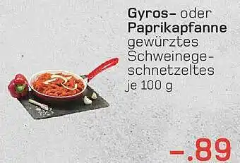 akzenta Gyros- oder paprikapfanne Angebot