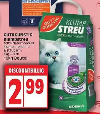 Edeka Gut & günstig klumpstreu Angebot