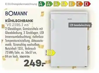 Möbel Kraft Bomann kühlschrank Angebot