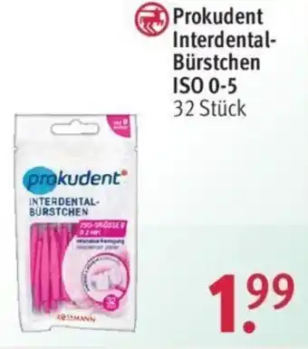 Rossmann Prokudent Interdental Bürstchen ISO 0-5, 32 Stück Angebot